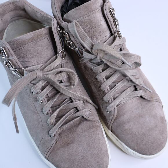 RAG & BONE Kent Suede High Top Sneaker Warm Gray Lace Up Women's 37/US 7 - Picture 5 of 9